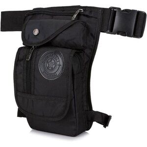 Nylon Drop Leg Bag Hiking Waist Pack for Men Women Tactical Motorcycle Bike